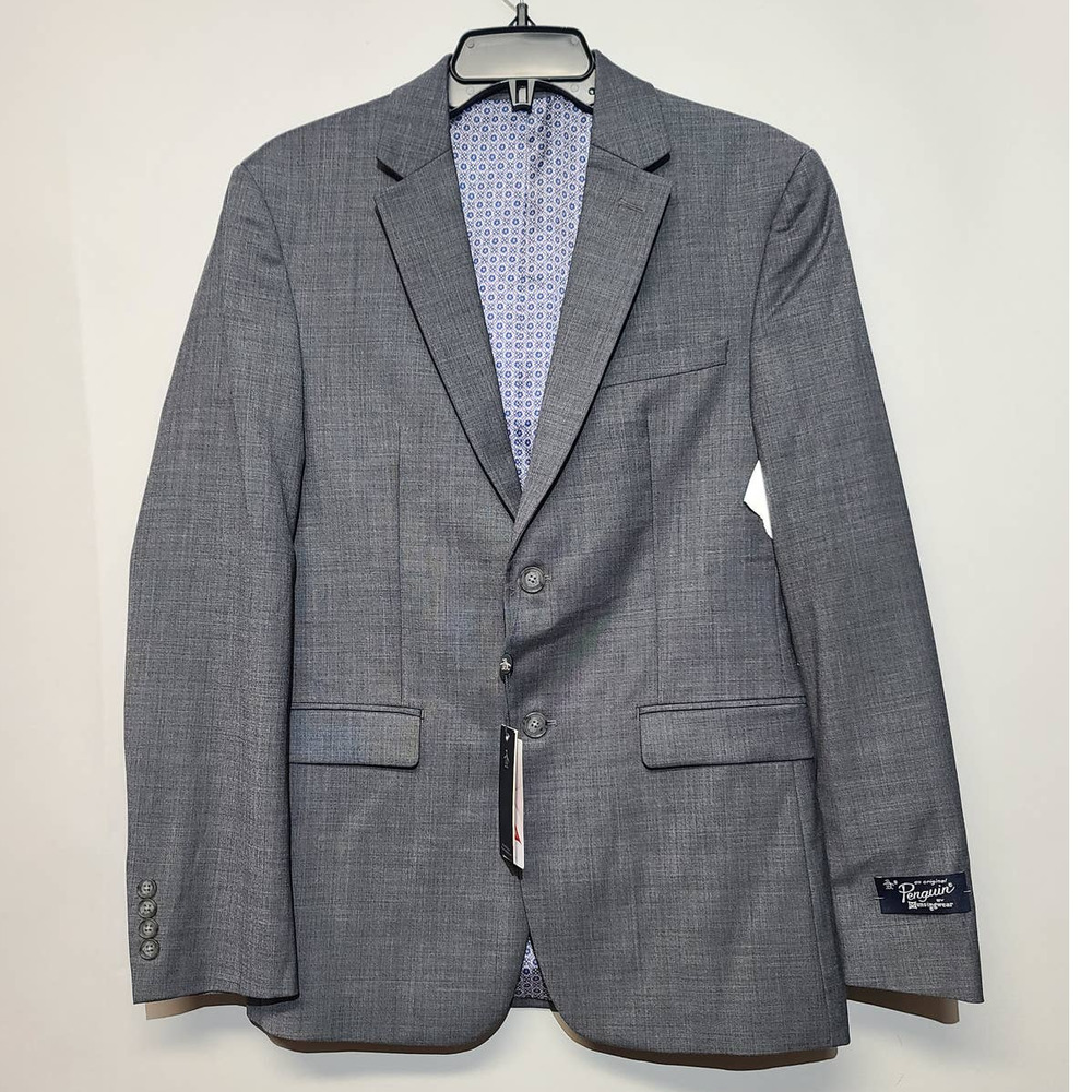 Penguin Men's 38R Slim Fit Blazer Suit Jacket Sport Coat